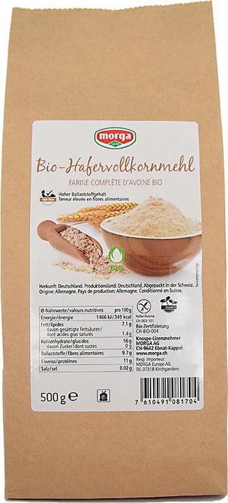 Morga Hafervollkornmehl (500 g)