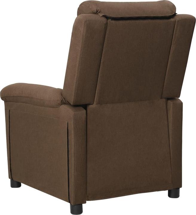 Produktbild vidaXL Massagesessel Elektrisch Braun Stoff