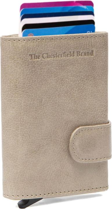 Image du produit The Chesterfield Brand Antique Buff Porte-cartes de crédit Protection RFID Cuir 7 cm