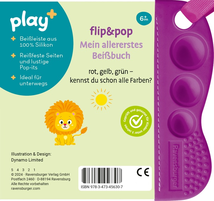 Actual product image Ravensburger play+ flip&pop: First colours (German)