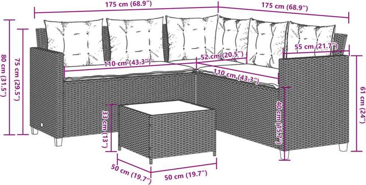 Produktbild vidaXL Shawn