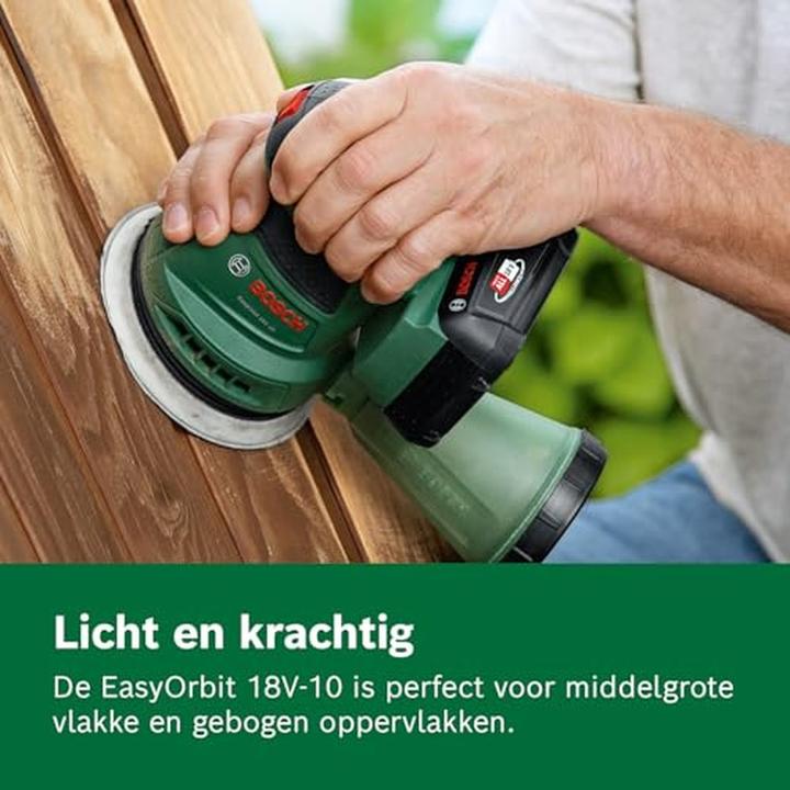 Actual product image Bosch Home & Garden Bosch Exzenterschleifer EasyOrbit 18V-10, 1x2,0Ah (Eccentric grinder)