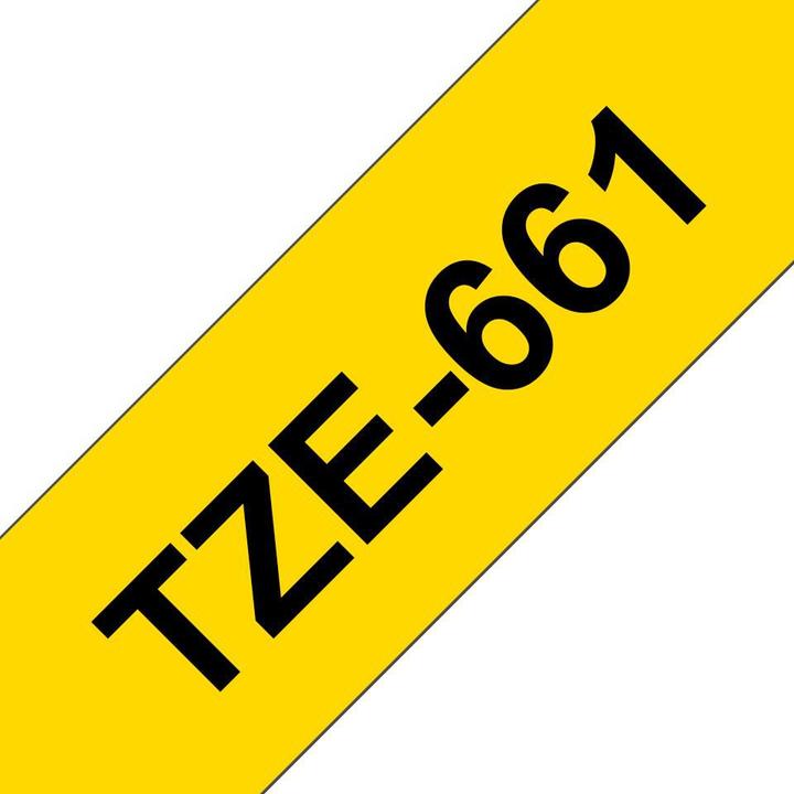 Produktbild Brother Tze-661 (3.60 cm, Gelb, Schwarz)