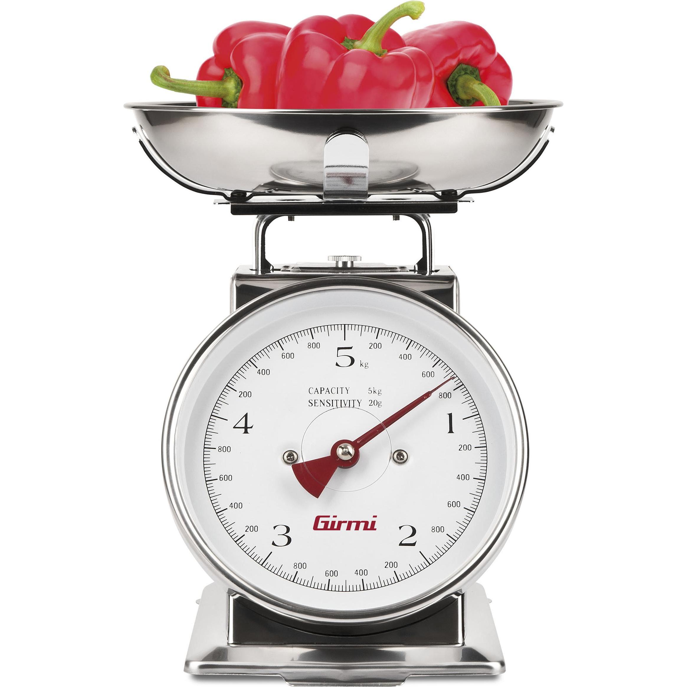 Thumbnail - Girmi PS90, Küchenwaage, Silber