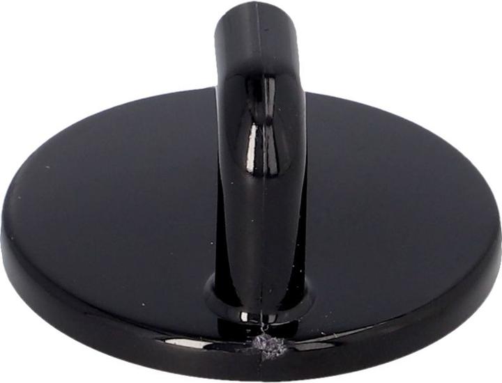 Image du produit Inofix Crochet adhésif rond, noir, 2 pièces