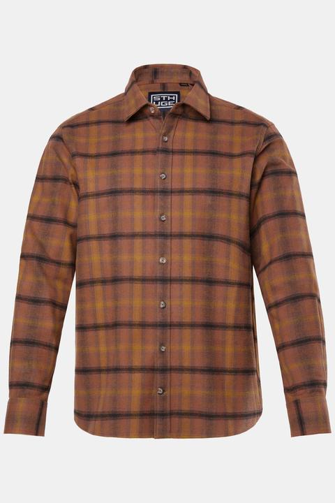 Immagine prodotto Sthuge Karo-Flanellhemd, Langarm, Boxy Fit (L)