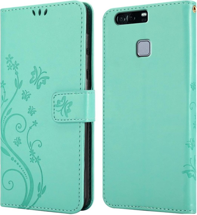 Produktbild Cadorabo Flower Book Cover (Huawei P9 Plus)