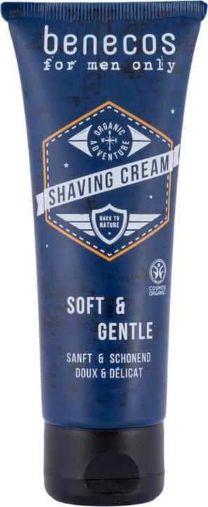Benecos Shaving Cream soft & gentle for men only (75 ml, Rasiercreme)
