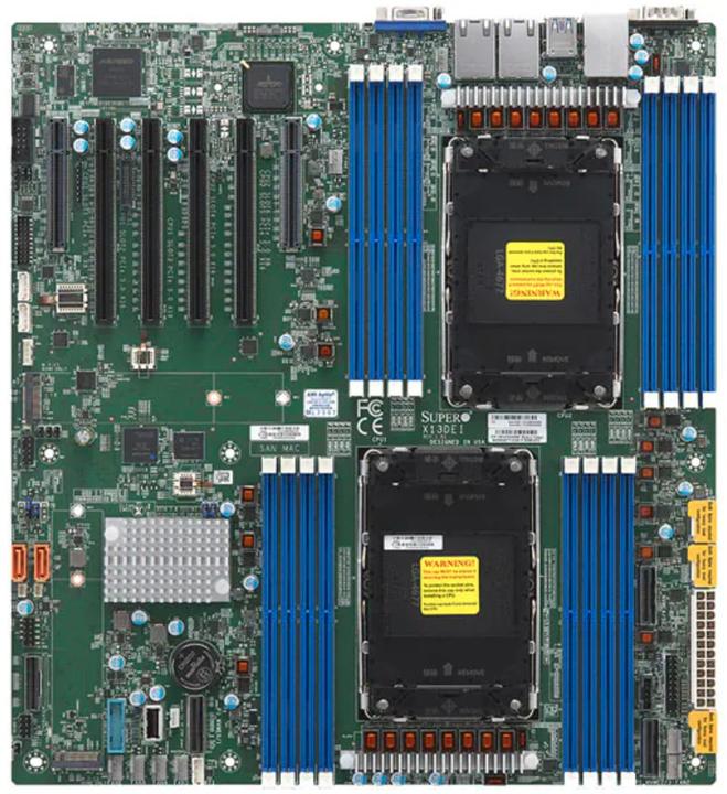Actual product image Supermicro Motherboard X13DEI (bulk pack) (LGA 4677, Intel C741, E-ATX)