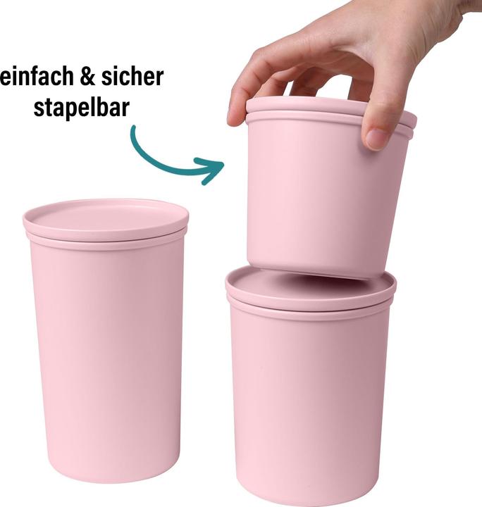 Actual product image Awave Food storage container 800 ml, with rPET, rosé (0.80 l)