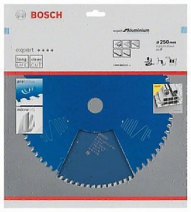 Produktbild Bosch Professional Zubehör Kreissägeblatt Expert for Aluminium, 250 x 30 x 2,8 mm, 80