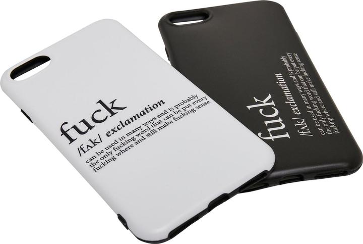Actual product image Mister Tee Fuck I Phone 6/7/8 Phone Case Set (Apple iPhone 6, Apple iPhone 8, Apple iPhone 7)