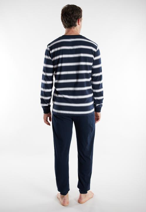 Produktbild Tom Tailor Pyjama Casual Bequem sitzend Pyjama lang Rundhalsausschnitt (50)