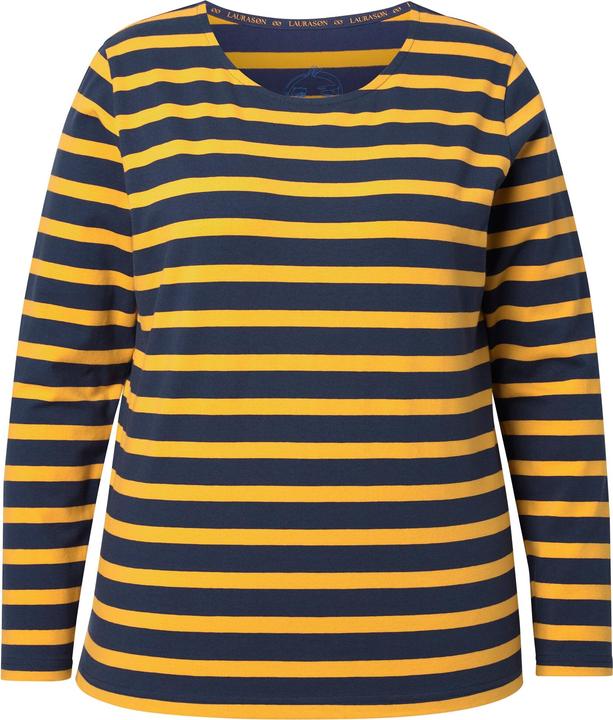 Image du produit Laurasøn T-shirt rayé, manches longues et décolleté rond (54)
