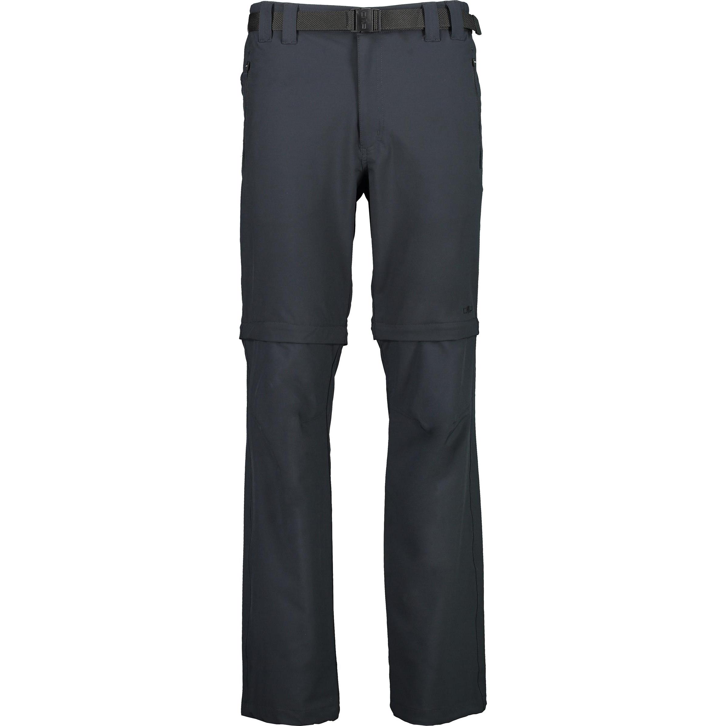 CMP Campagnolo, Herren, Skihosen, Herren Bermuda Zipp Off Trekking Hose (50), Grau, 50