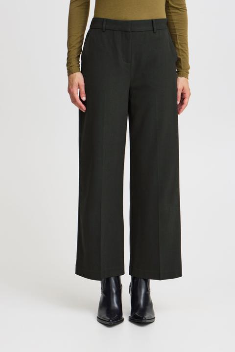 Actual product image B.young BYDANTA WIDE LEG PANTS 2 CROPPED 20815027 (46)