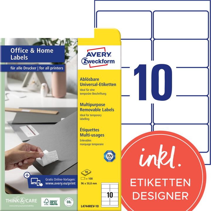 Avery Etiquettes universelles