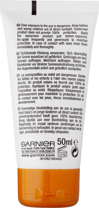 Productafbeelding Garnier Ambre Solaire Sensitive expert+ Anti-Dryness Super UV (Zonnecrème, SPF 50+, 50 ml, 70 g)