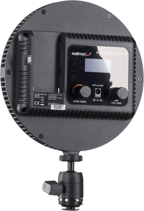 Produktbild Walimex pro Pro Soft LED 200 Round Bi Color (Ringleuchte)
