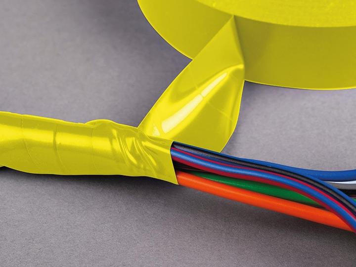 Actual product image Nitto INSULATING TAPE - YELLOW - 19 mm x 20 m (19 mm)