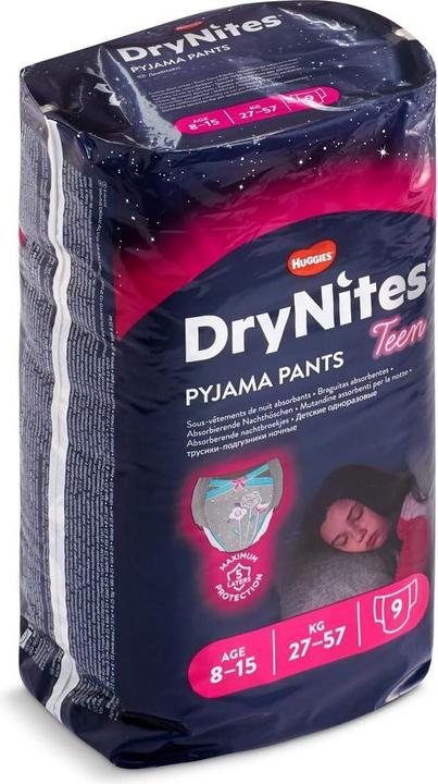 Huggies DryNites (Dimensione L, Pacco mensile, 9 pz.)