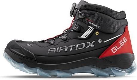 Airtox International Sikkerhedsstøvlet GL66 Sort/rød Str. 43 (43)