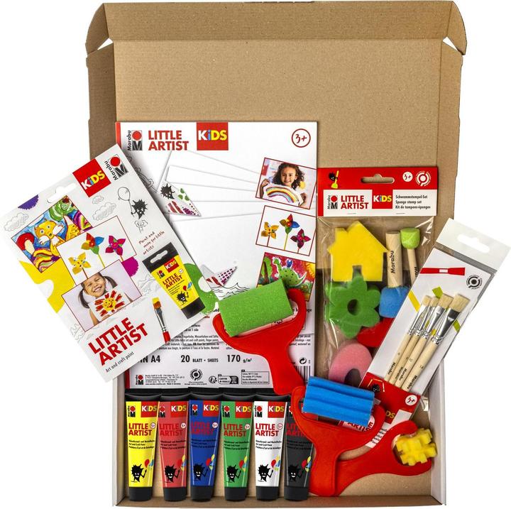 Image du produit Marabu Peinture artisanale Kids Power Paint Box 6 x 36 ml (4375 ml)