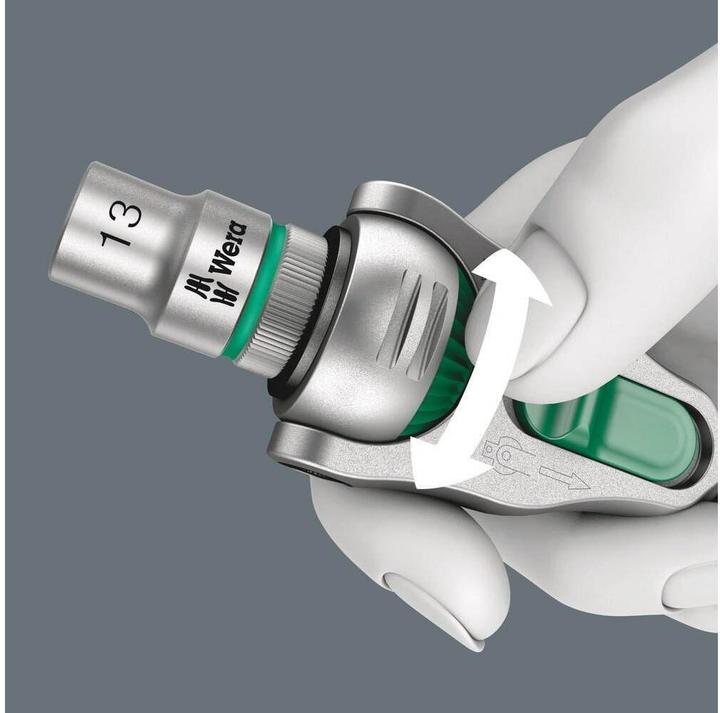 Produktbild Wera 8100 SC 6 Zyklop Speed-Knarrensatz (10  mm, 11 mm, 12 mm, 13 mm, 14 mm, 15 mm, 16 mm, 17 mm, 18 mm, 19 mm)