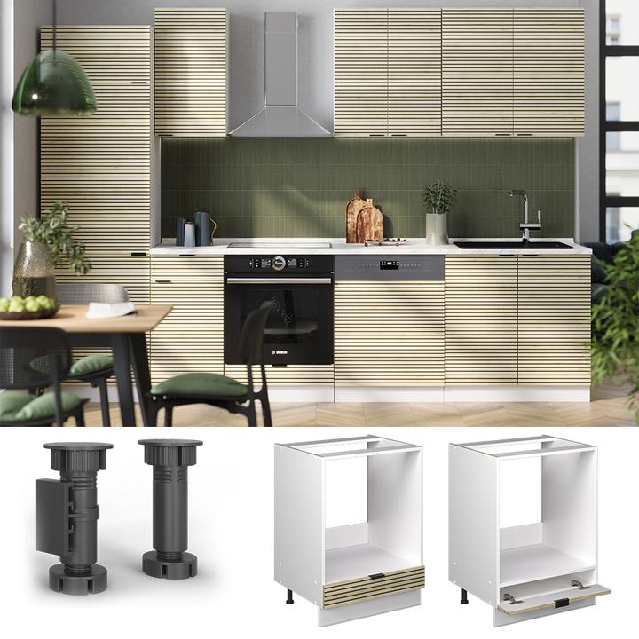 Produktbild Vicco Herdumbauschrank Fame-Line (60 x 60 x 82 cm)