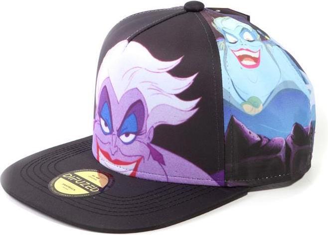 The Little Mermaid Ursula AOP Snapback Cap (One Size)