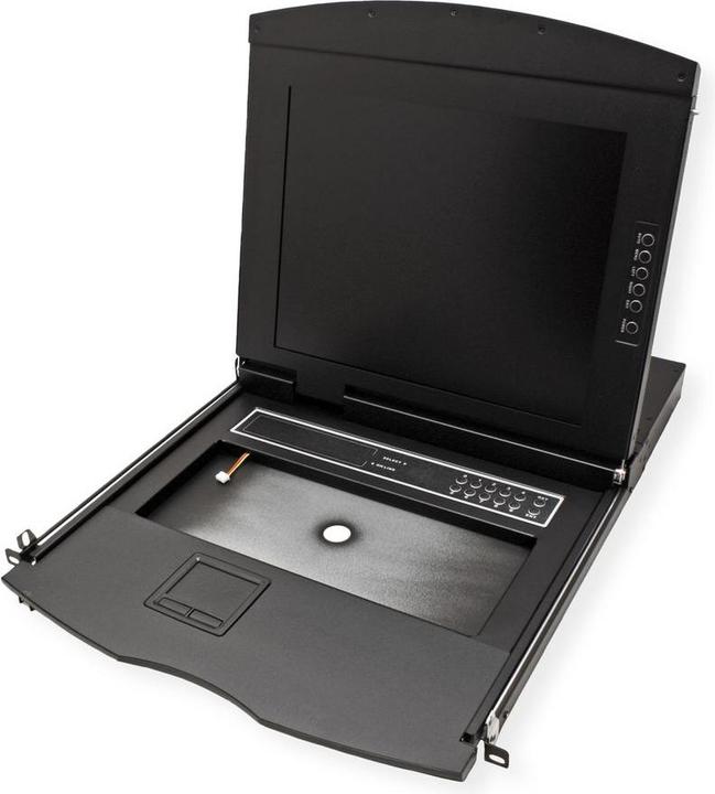 Image du produit Value Console KVM avec commutateur KVM - 8 ports - USB - français - 43,2 cm (17")