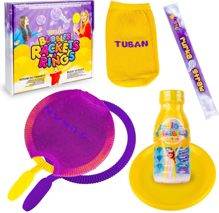 Actual product image Tuban Bubble Rockets and Bubble Rings (TU3438)