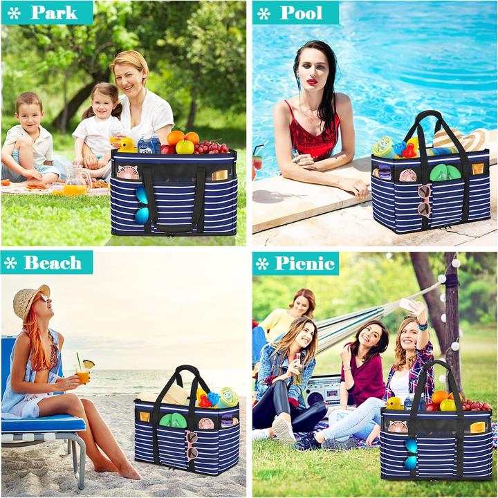 Produktbild Only-Bags.Store Grosse leichte Strandtasche Schwimmbadtasche
