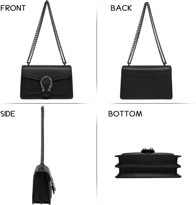 Produktbild Only-Bags.Store Umhängetasche mit Kette Umhängetasche Umhängetasche Handtasche kleine Umhängetasche Umhängetasche