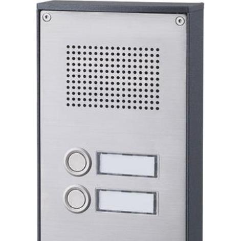 Telecom Behnke, Klingel + Türsprechanlage, AP-Set Serie 5 mit zwei Ruftasten (Edels