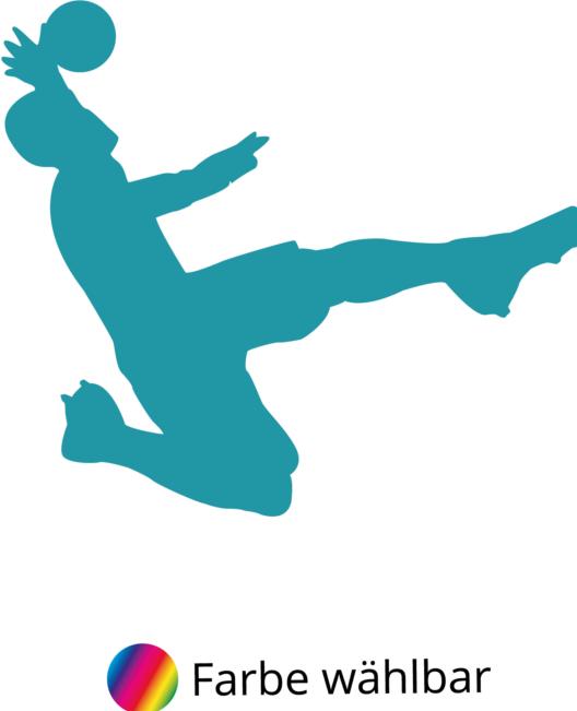 Immagine prodotto Bügelbilder Bügelbild Fussballer Jump Silhouette (1 x)