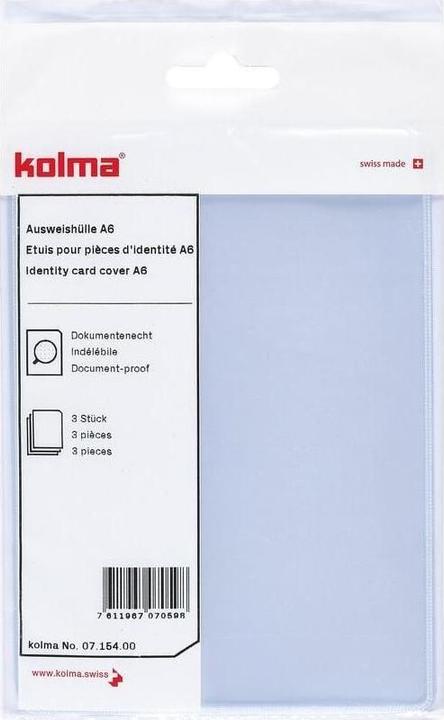 Image du produit Kolma Pochette pour carte d'identité (A6, 3x)