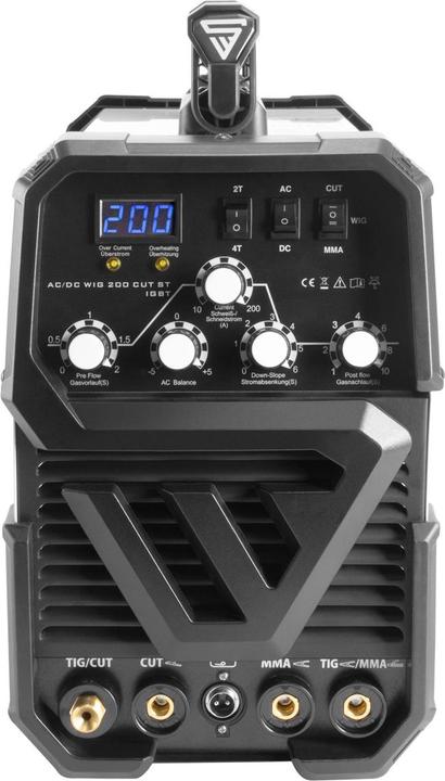 Actual product image Stahlwerk AC/DC TIG 200 CUT welding machine with MMA and integrated plasma cutter