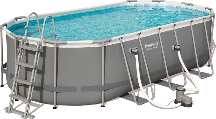 Produktbild Bestway Oval Frame Pool Set (549 x 274 x 122 cm)
