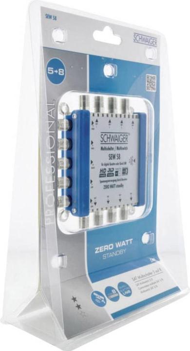 Image du produit Schwaiger Commutateur multiple SAT (Multi commutateur)
