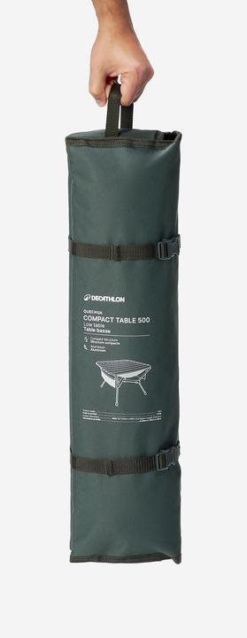 Actual product image Quechua Campingtisch niedrig 500 kompakt beige/grün