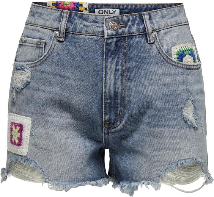 Produktbild Only ONLZUMA Hohe Taille Normal geschnitten Jeans-Shorts Jeans-Shorts (XS)