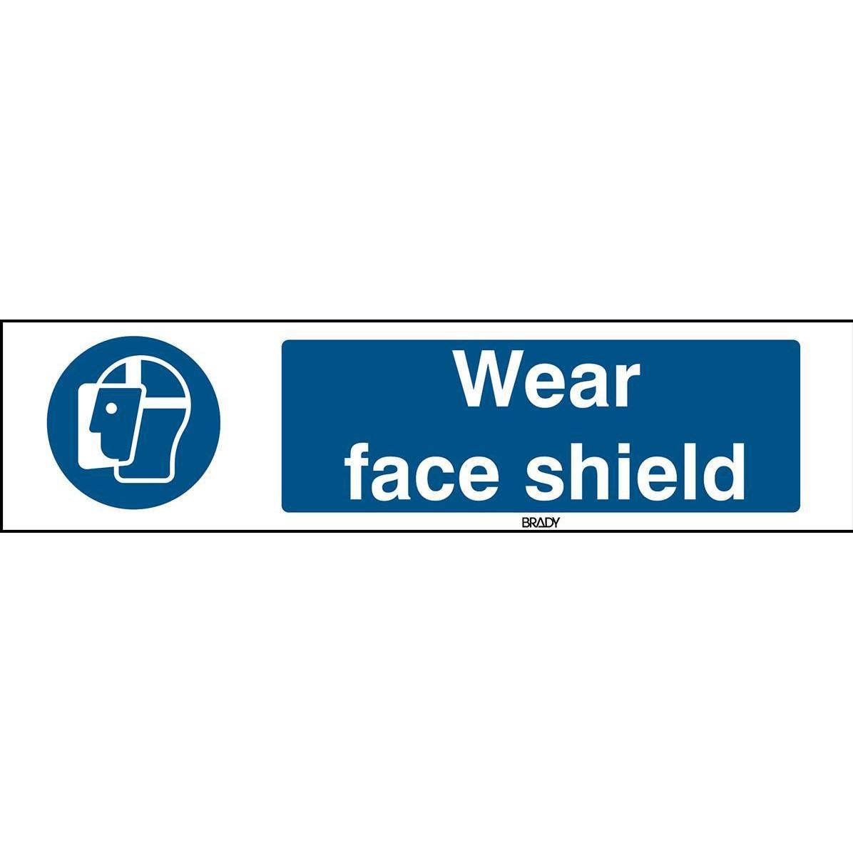 Brady, Etiketten, ISO 7010 Sign - Wear face