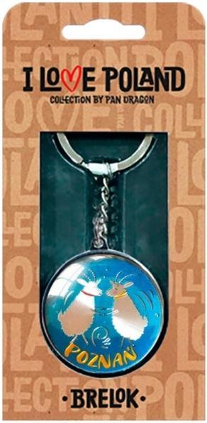 Actual product image Nuance Schlüsselanhänger Ich liebe Polen Poznań ILP-BRE-A-POZ-02