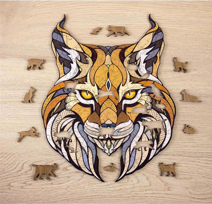 Actual product image Eco Wood Art Lynx (139 pieces)