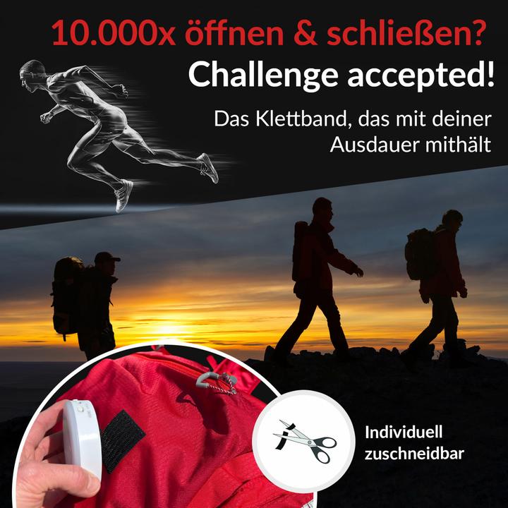 Image du produit Label-the-cable LTC Klettrolle Tough Tape Strap 5mx50mm Bündeln&Ordnen schw (50 mm)