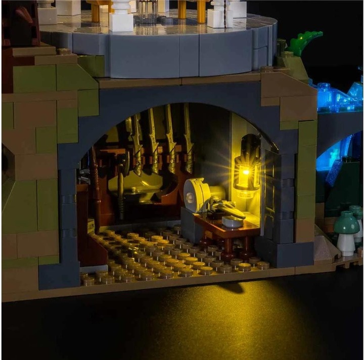 Immagine prodotto Light my bricks Kit di illuminazione a LED per LEGO 10316 Il Signore degli anelli - Gran Burrone