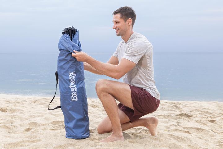 Produktbild Bestway Tent Polyester with Ventilation 107/127x240x125 cm Camping & Beach 68144 (Kuppelzelt, 3.30 kg, 4 Personen)