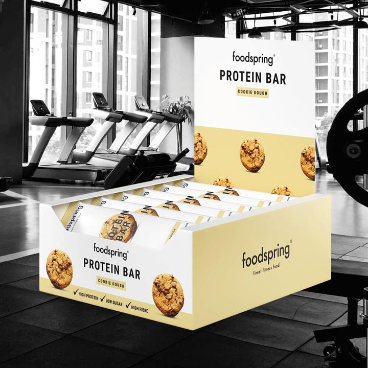 Immagine prodotto Foodspring Protein Bar (Pasta da biscotto, 12 pz., 720 g)