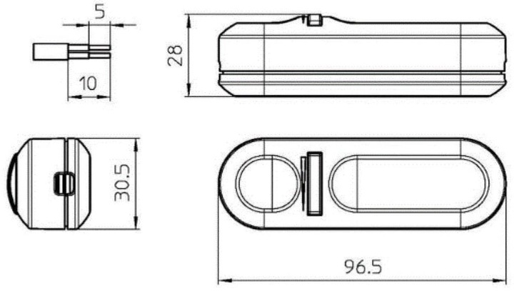 Image du produit Elbro Variateur à cordon universel, 150 W Transparent